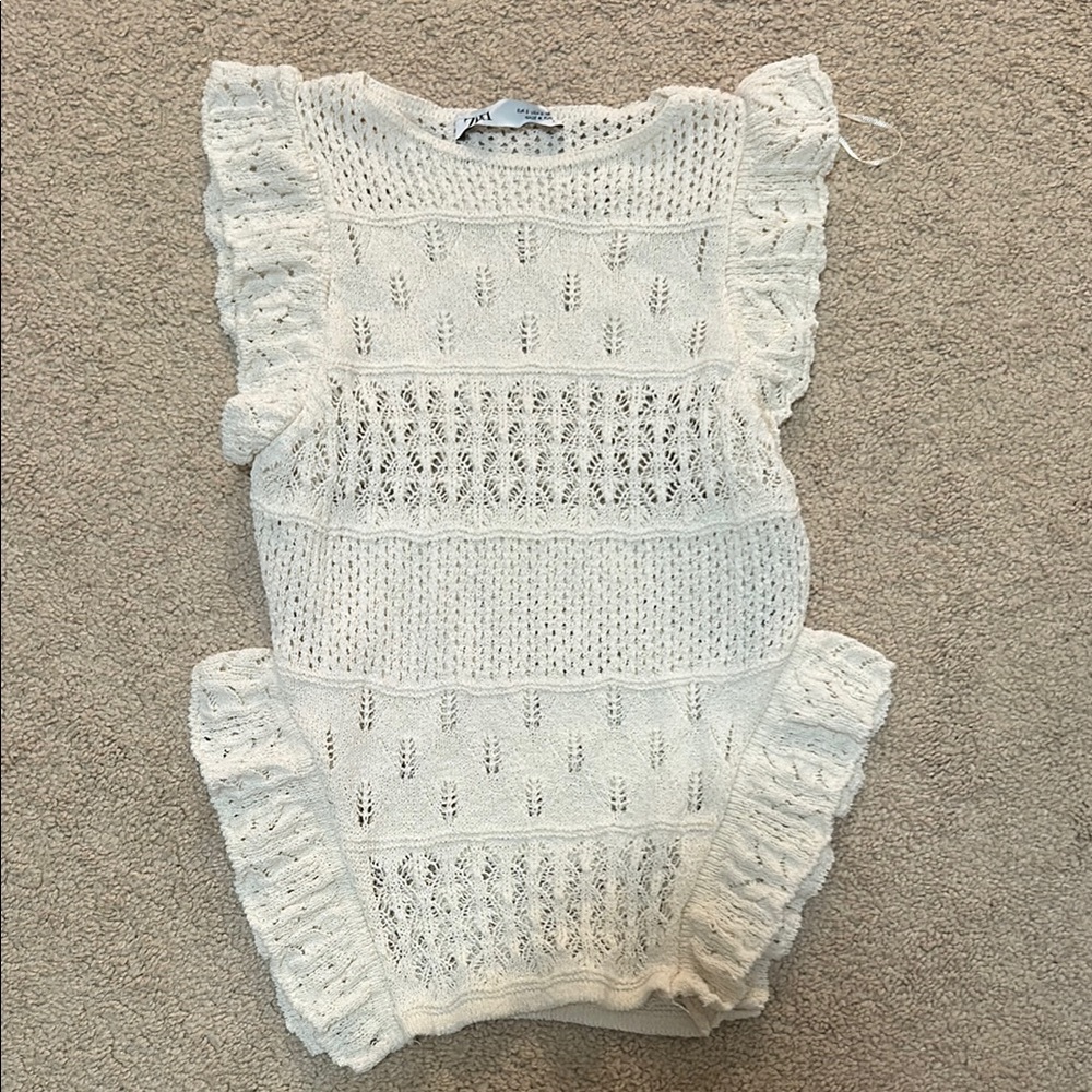 zara women’s small knit tank